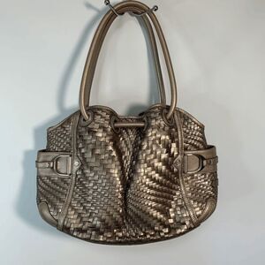 Cole Haan Metallic Woven Tote